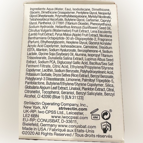 NWT StriVectin Advanced Hydration Hyaluronic Tripeptide Gel Cream for Eyes - Picture 5 of 6